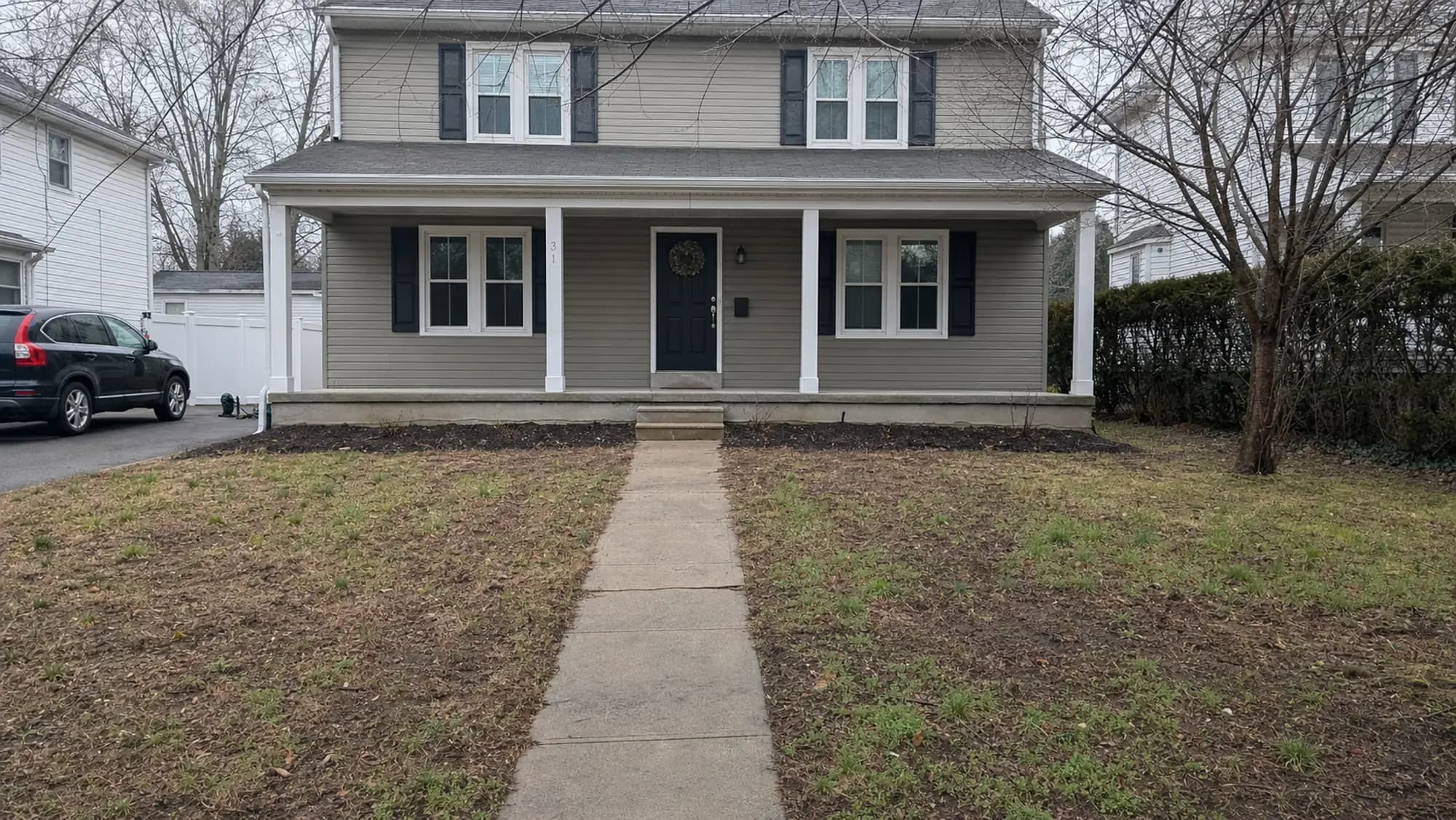 Before landscaping